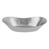 Premier Copper Products 23" x 12" Oval Vessel - Above Counter Terra Firma Copper Bathroom Sink, Nickel, 10 Gauge, TFVBT23EN