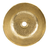 Premier Copper Products 14" Round Vessel - Above Counter Terra Firma Brass Bathroom Sink, TFVR14PB