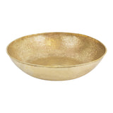 Premier Copper Products 17" Round Vessel - Above Counter Terra Firma Brass Bathroom Sink, TFVR17PB