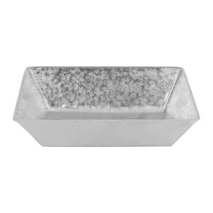 Alternate Image for Premier Copper Products 15" x 11" Rectangle Vessel - Above Counter Terra Firma Copper Bathroom Sink, Nickel, 10 Gauge, TFVREC15EN