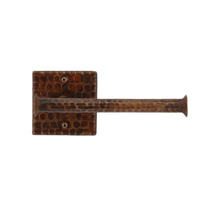 Alternate Image for Premier Copper Products Hammered Copper Tissue Paper Holder, 18 Gauge, Oil Rubbed Bronze, TPHLDRDB