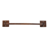 Premier Copper Products 18" Hammered Copper Towel Bar, 18 Gauge, Oil Rubbed Bronze, TR18DB