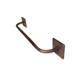 Premier Copper Products 18" Hammered Copper Towel Bar, 18 Gauge, Oil Rubbed Bronze, TR18DB