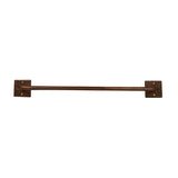 Premier Copper Products 24" Hammered Copper Towel Bar, 18 Gauge, Oil Rubbed Bronze, TR24DB