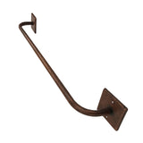 Premier Copper Products 24" Hammered Copper Towel Bar, 18 Gauge, Oil Rubbed Bronze, TR24DB