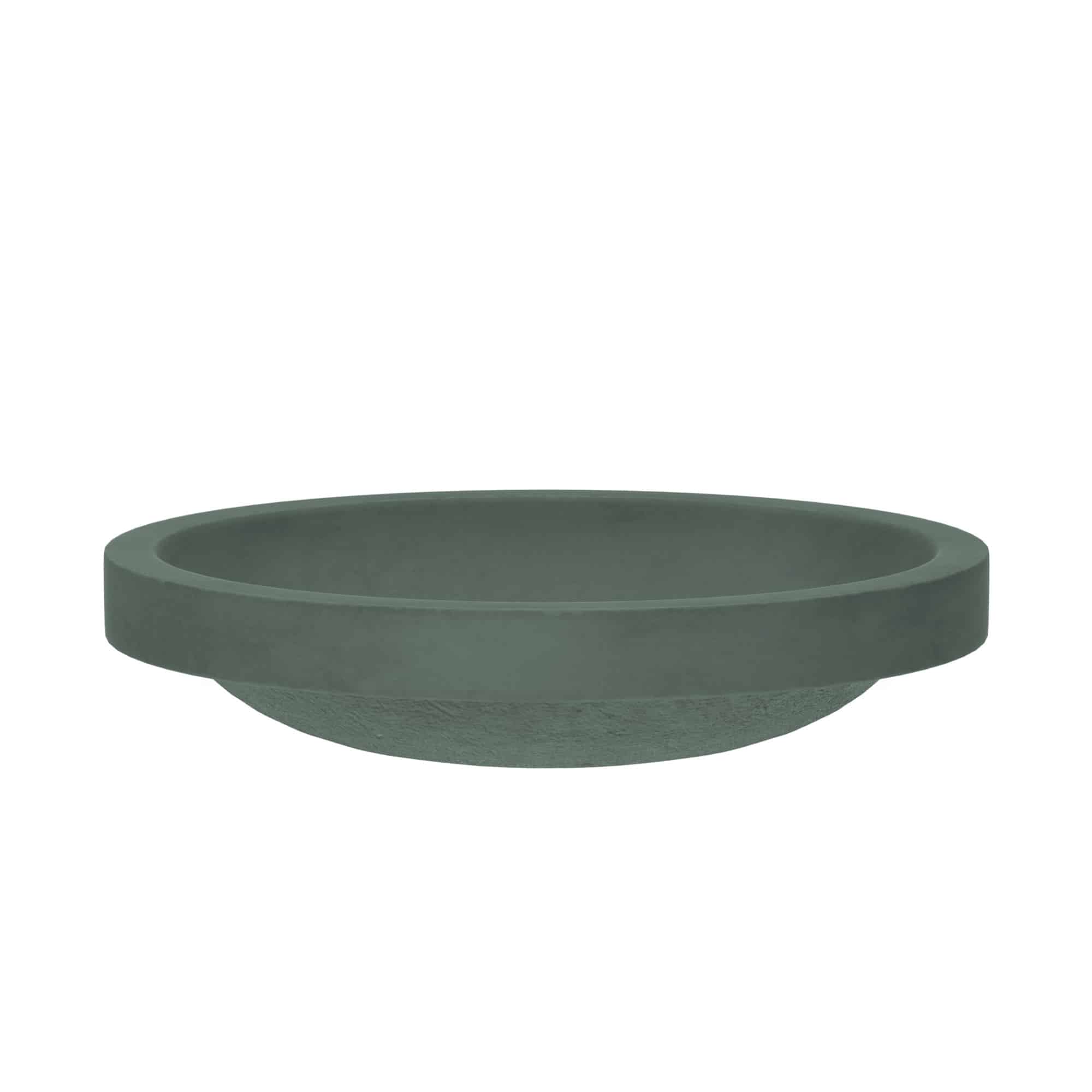 Native Trails Tolosa 19" x 16" Oval NativeStone Concrete ADA Bathroom Sink, Forest, NSL1916-F Product Image