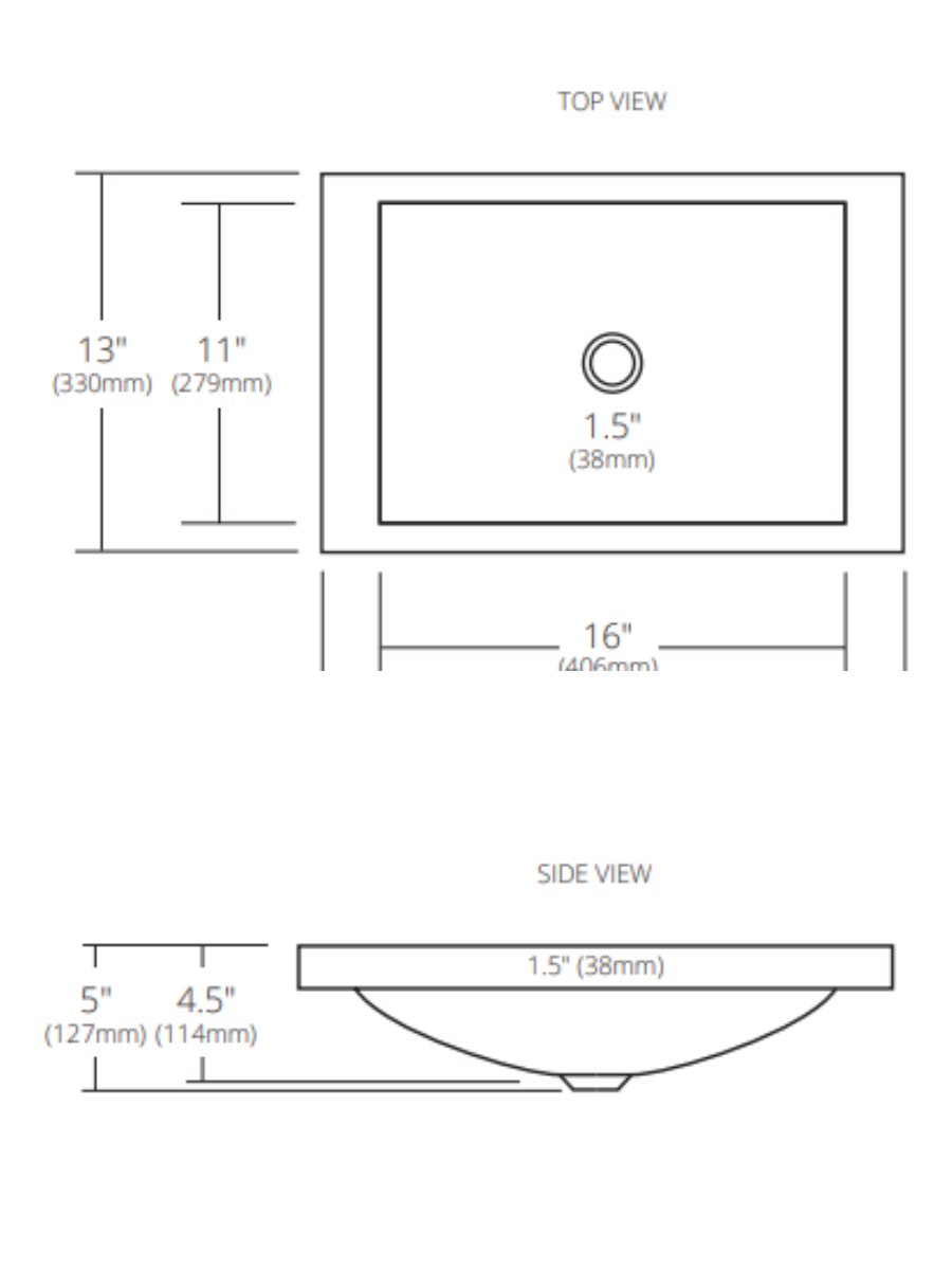 Native Trails Hana 20" Rectangle Copper Bathroom Sink, Antique Copper, CPS242