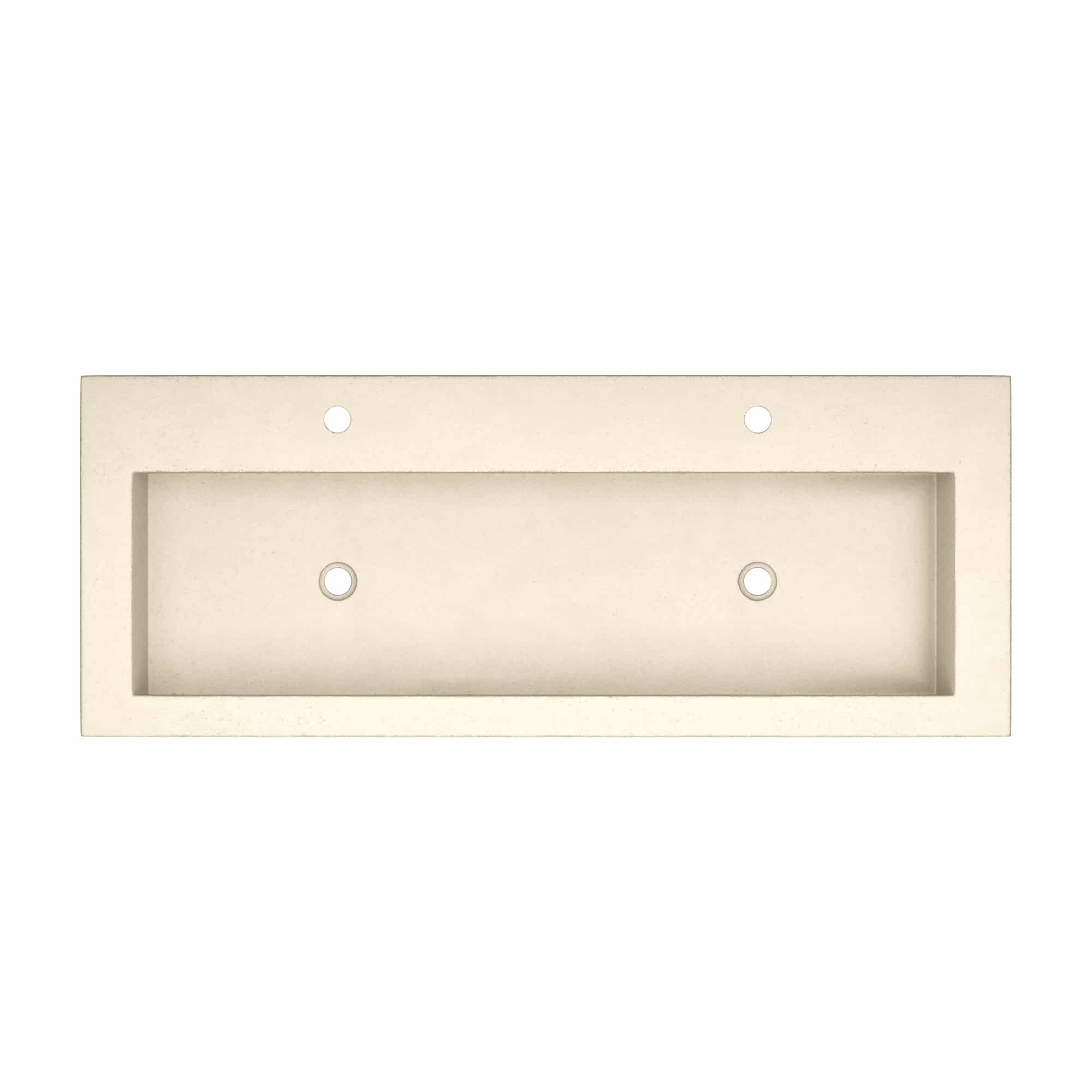 Native Trails Trough 48" x 19" Rectangle Drop In NativeStone Concrete ADA Bathroom Sink, Sand, NSL4819-D Product Image