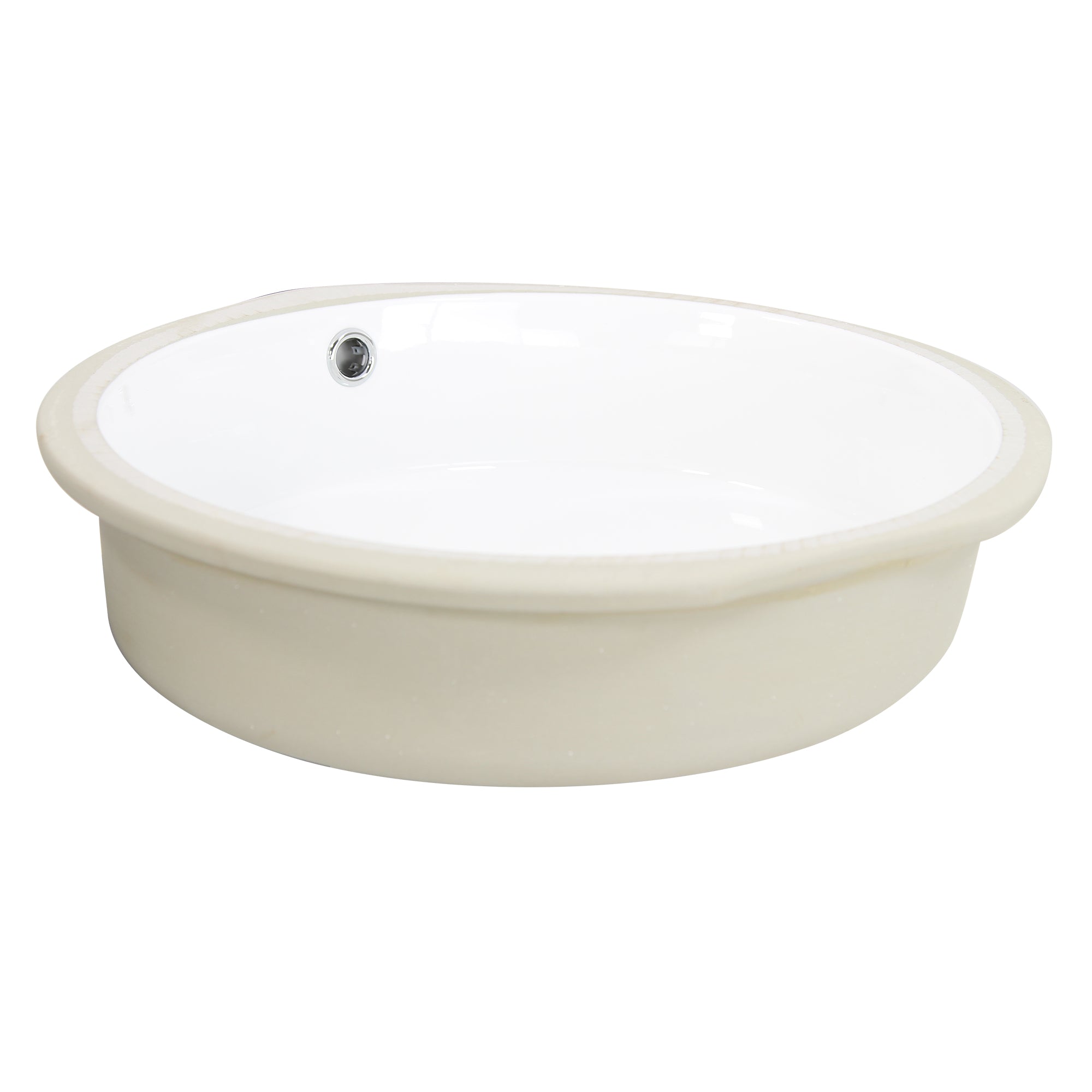 Nantucket Sinks Great Point 19" Ceramic Bathroom Sink, White, UM-16CW