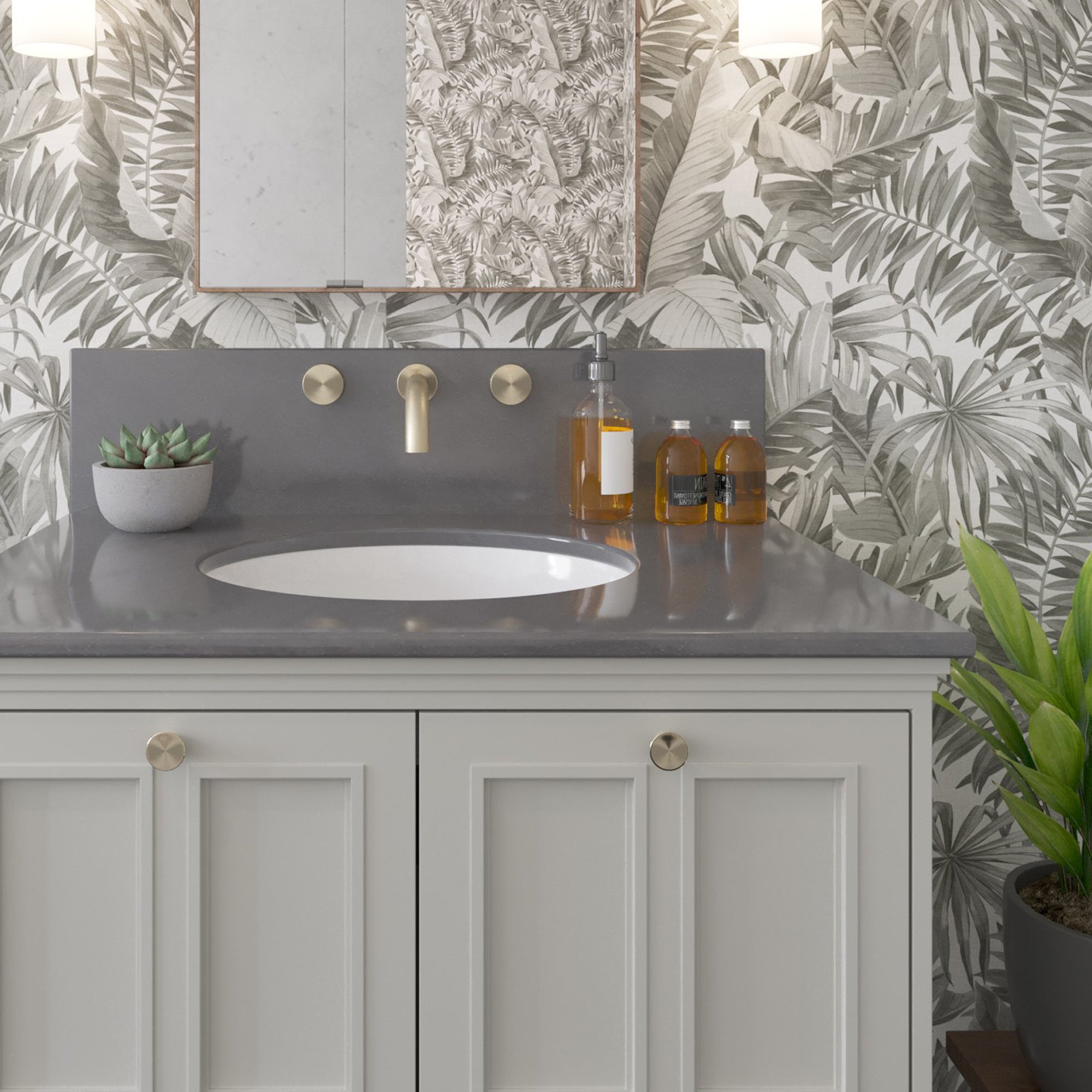 Nantucket Sinks Great Point 19" Ceramic Bathroom Sink, White, UM-16CW