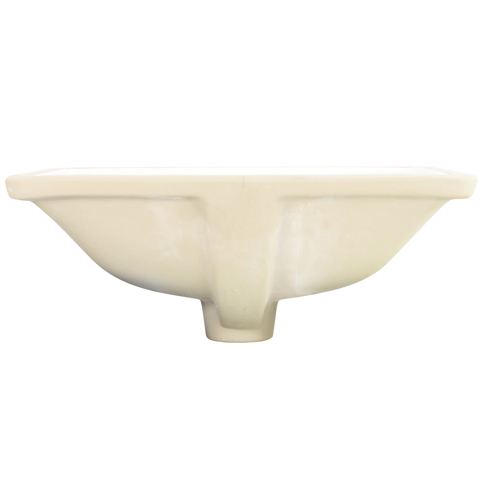 Nantucket Sinks Great Point 18" Ceramic Bathroom Sink, Bisque, UM-16x11-B