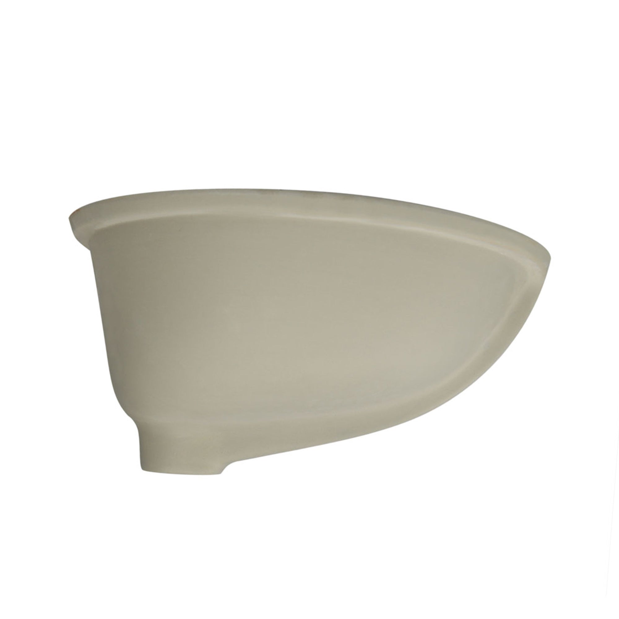 Nantucket Sinks Great Point 19" Ceramic Bathroom Sink, Bisque, UM-17x14-B-K