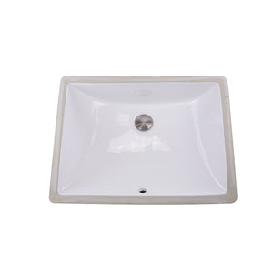 Alternate Image for Nantucket Sinks Great Point 20" Ceramic Bathroom Sink, White, UM-18x13-W