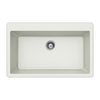 Houzer Quartztone 33 inch Cloud Granite Composite Topmount Single Bowl Kitchen Sink, V-100 CLOUD