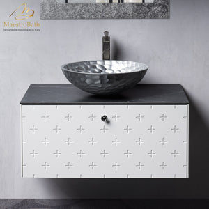 Alternate Image for MaestroBath Sogno Modern Bathroom Vanity, White, 32, Wood, VAN-SGN32-WHT