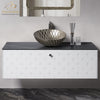 MaestroBath Sogno Modern Bathroom Vanity, White, 40