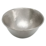 Alternative View of Premier Copper Products 17" Oval Copper Bathroom Sink, Nickel, VO17WEN