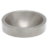 Alternative View of Premier Copper Products 18" Oval Copper Bathroom Sink, Nickel, VO18SKEN