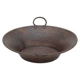 Alternative View of Premier Copper Products 21" Round Copper Bathroom Sink, Oil Rubbed Bronze, VR16MPDB