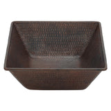 Alternative View of Premier Copper Products 17" Rectangle Copper Bathroom Sink, Oil Rubbed Bronze, VREC17WDB