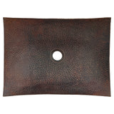 Alternative View of Premier Copper Products 18" Rectangle Copper Bathroom Sink, Oil Rubbed Bronze, VREC18MSDB