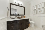 Installation Image of Premier Copper Products 18" Rectangle Copper Bathroom Sink, Oil Rubbed Bronze, VREC18MSDB