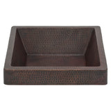 Alternative View of Premier Copper Products 19" Rectangle Copper Bathroom Sink, Oil Rubbed Bronze, VREC19SKDB