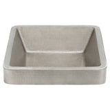 Alternative View of Premier Copper Products 19" Rectangle Copper Bathroom Sink, Nickel, VREC19SKEN