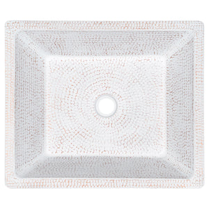 Alternate Image for Premier Copper Products 19" x 16" Rectangle Vessel - Above Counter Copper Bathroom Sink, Glazed White, 17 Gauge, VREC19SKWHT