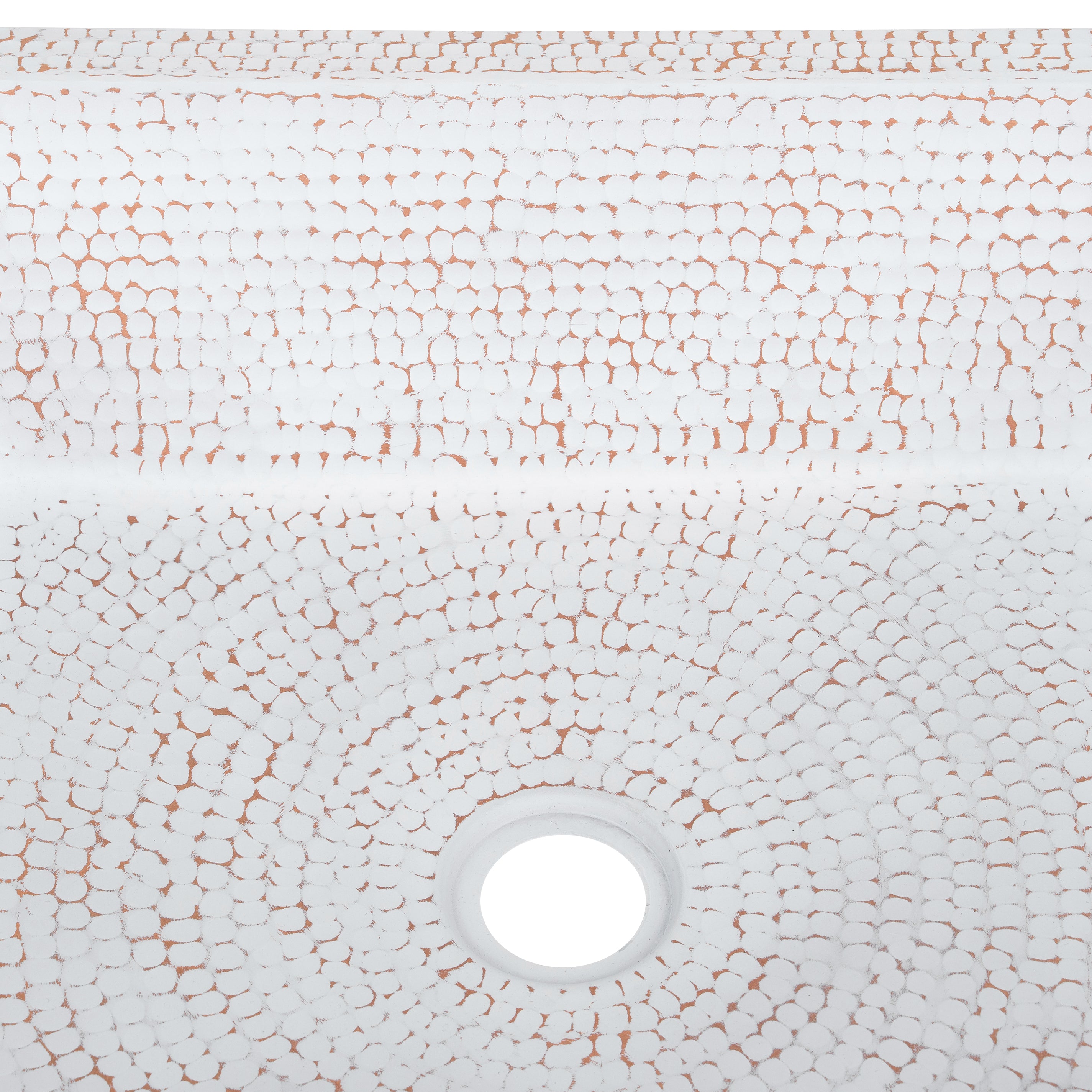 Premier Copper Products 19" x 16" Rectangle Vessel - Above Counter Copper Bathroom Sink, Glazed White, 17 Gauge, VREC19SKWHT
