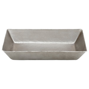 Alternate Image for Premier Copper Products 20" Rectangle Copper Bathroom Sink, Nickel, VREC2014EN