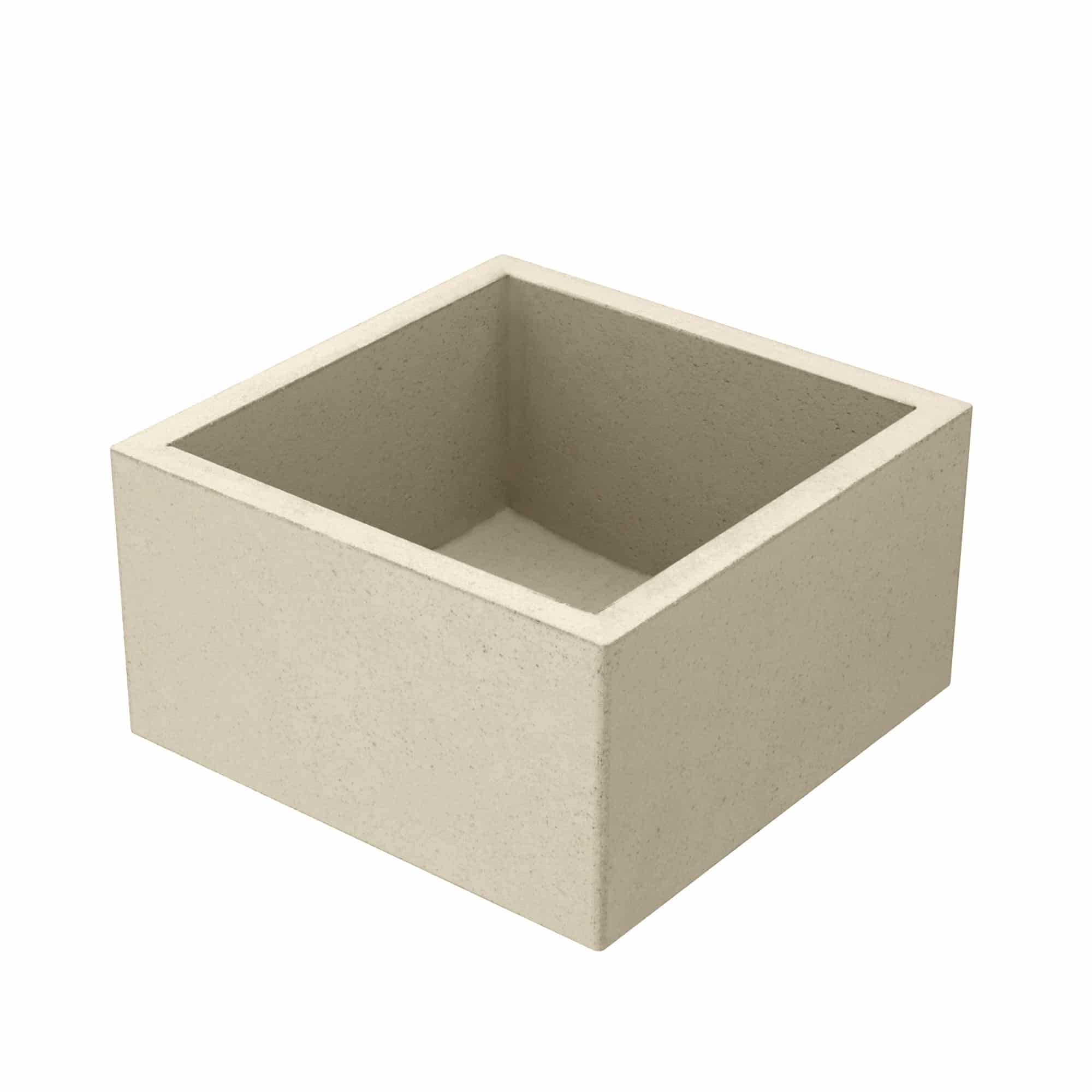 Native Trails Ventana 15" NativeStone Concrete Farmhouse Sink, Sand, NSB1515-D