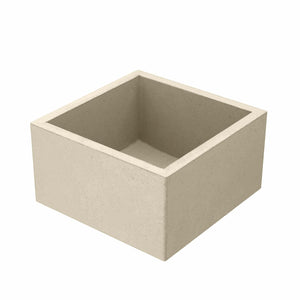Native Trails Ventana 15" NativeStone Concrete Farmhouse Sink, Sand, NSB1515-D