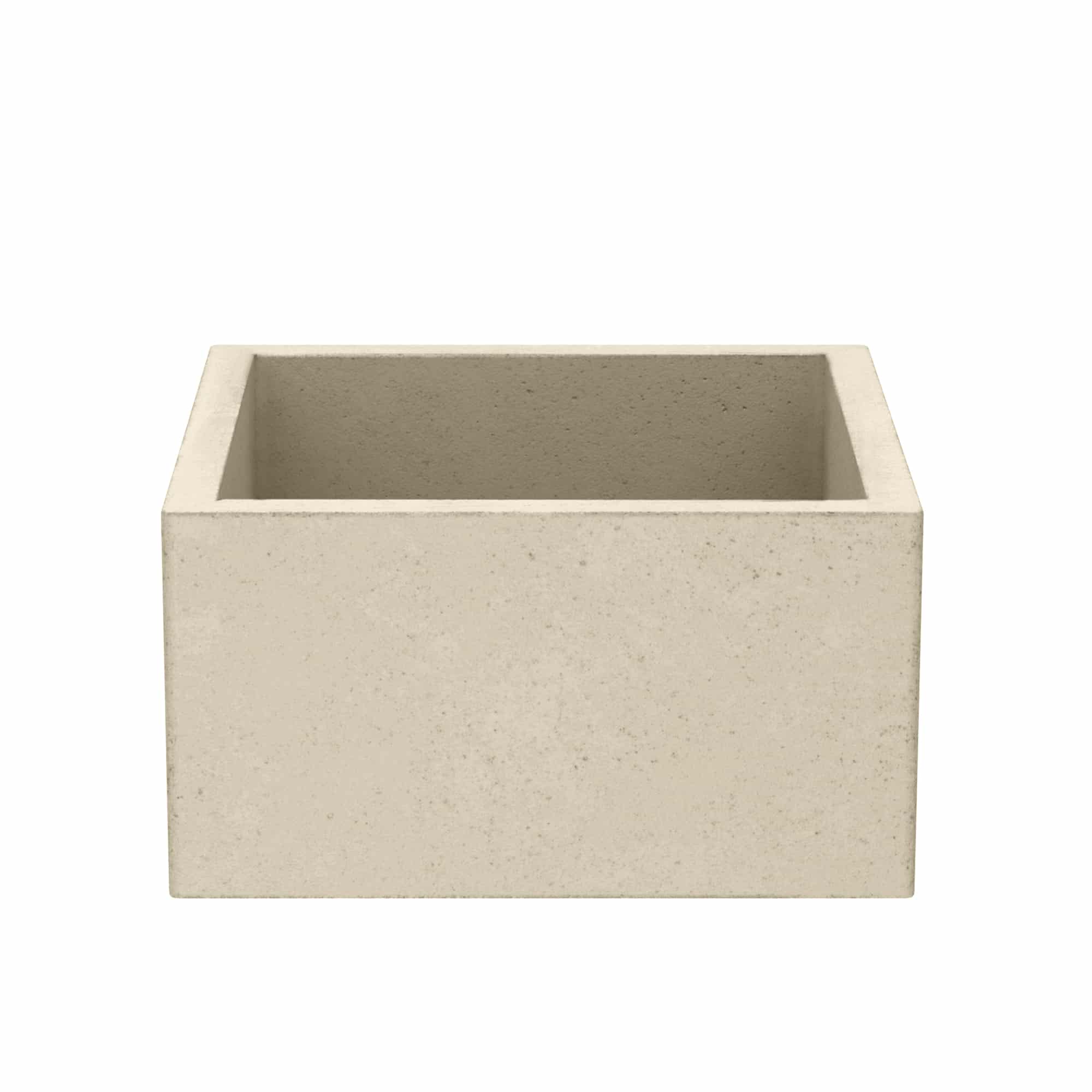 Native Trails Ventana 15" NativeStone Concrete Farmhouse Sink, Sand, NSB1515-D Product Image