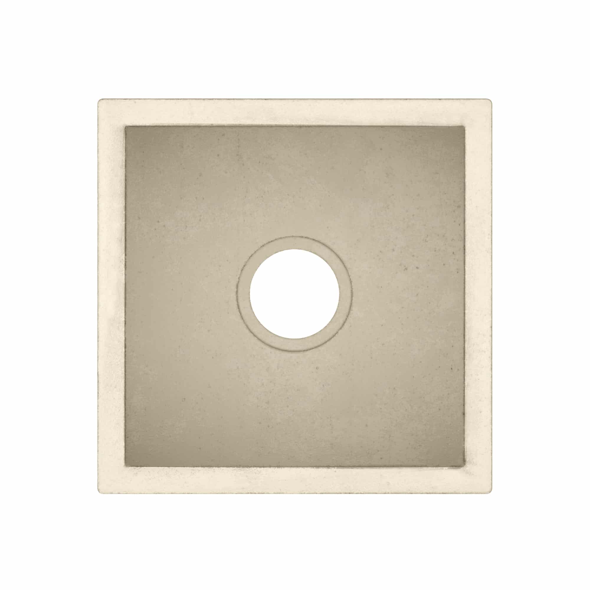 Native Trails Ventana 15" NativeStone Concrete Farmhouse Sink, Sand, NSB1515-D Product Image