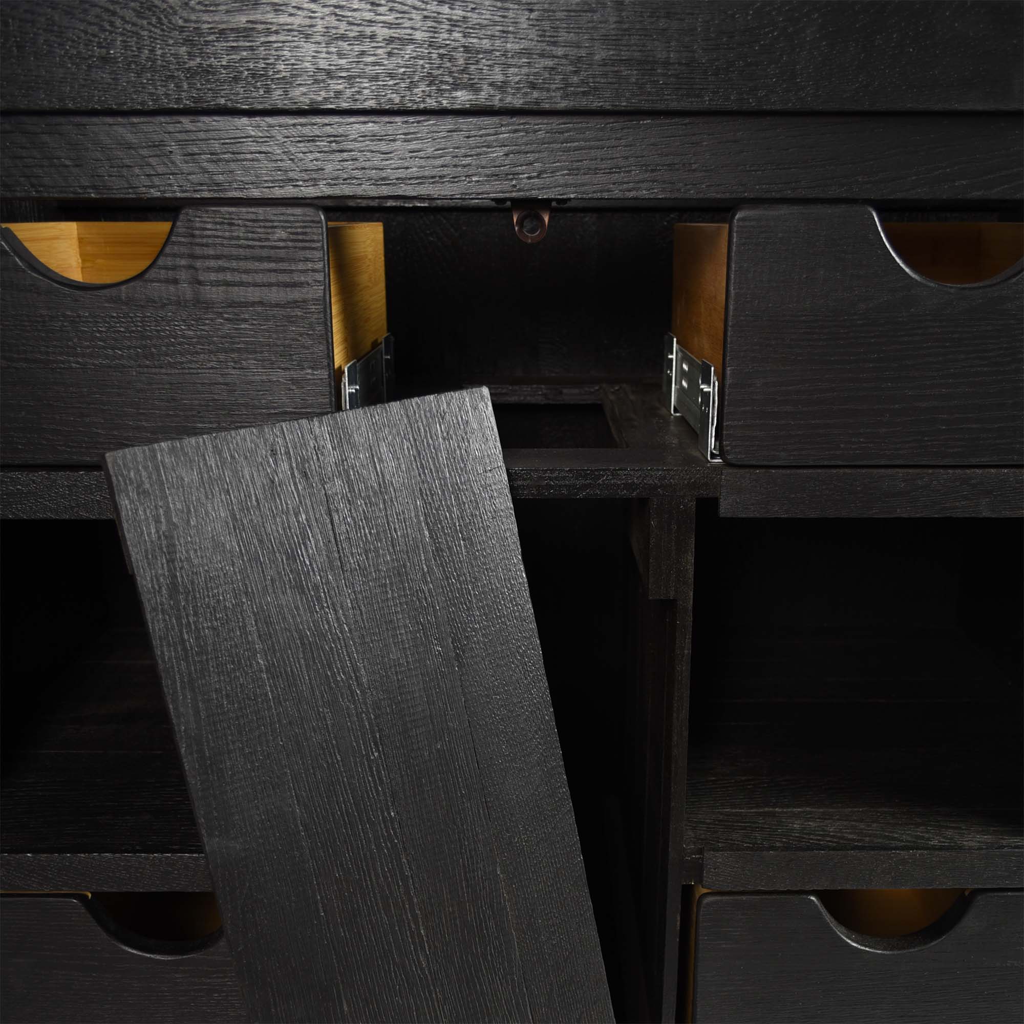 Native Trails Vintner's 36" Freestanding Vanity Base in Noir, VNW368