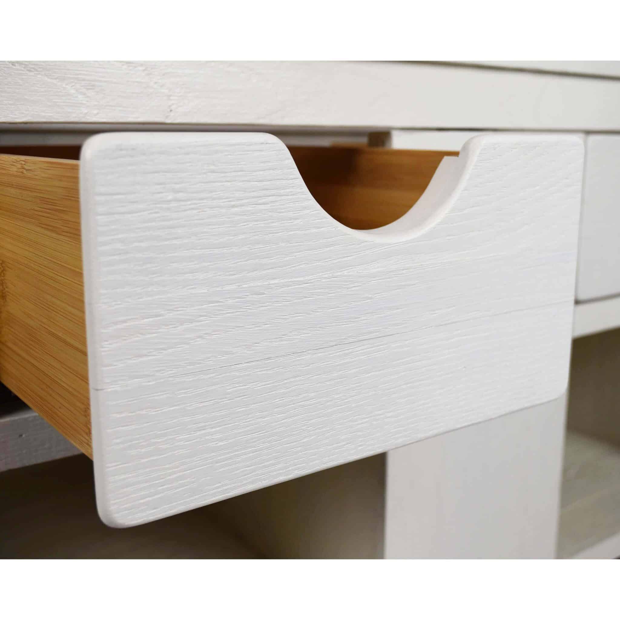 Native Trails Vintner's 36" Freestanding Vanity Base in Blanc, VNW360