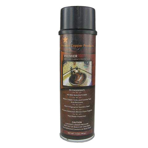 Main Image of Premier Copper Products Copper Sink Wax Protectant, W900-WAX