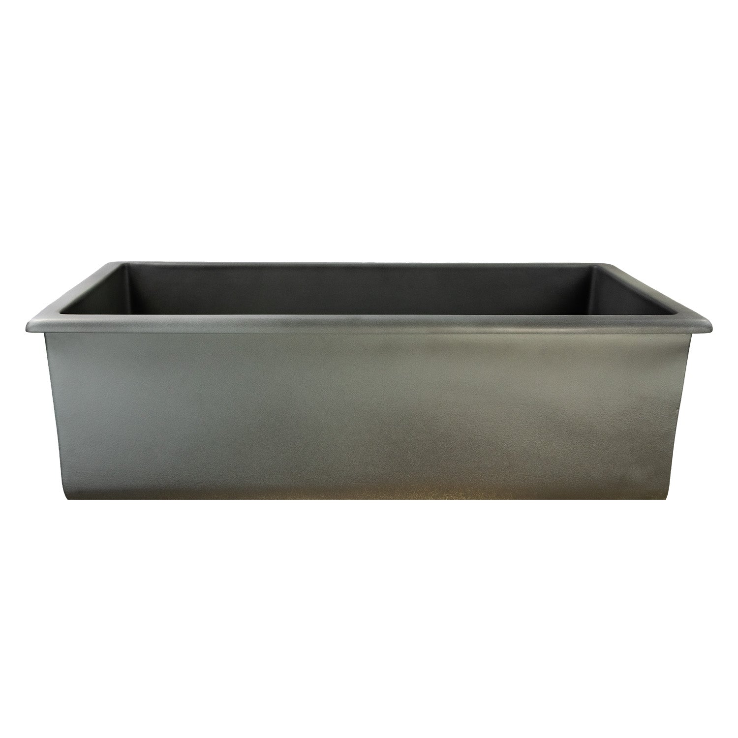 Nantucket Sinks Cape 34" Dual Mount Fireclay Kitchen Sink with Accessories, Concrete Grey, Wellfleet-3419Concrete
