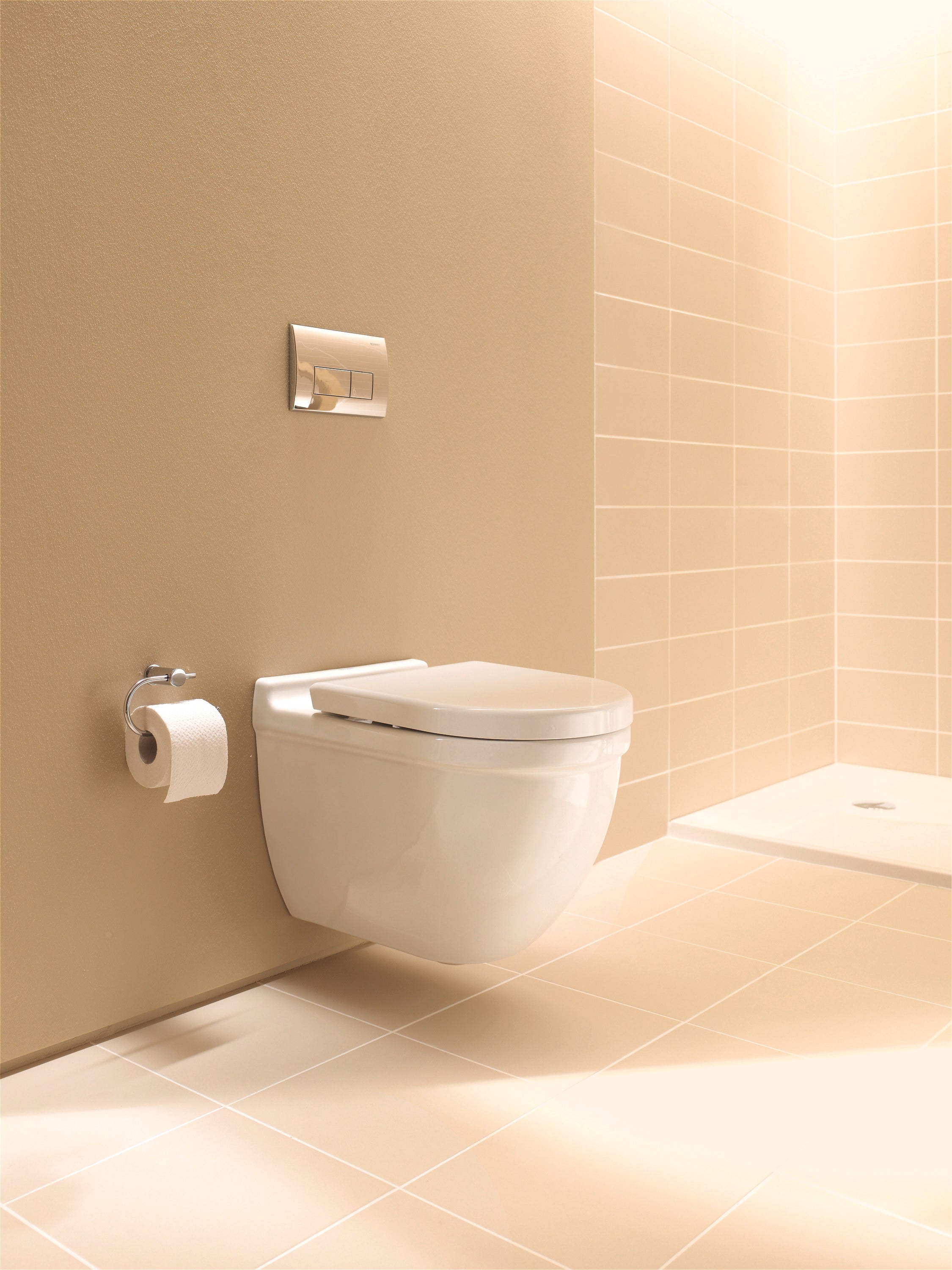 Starck 3 Elongated Slow Close Toilet Seat in White