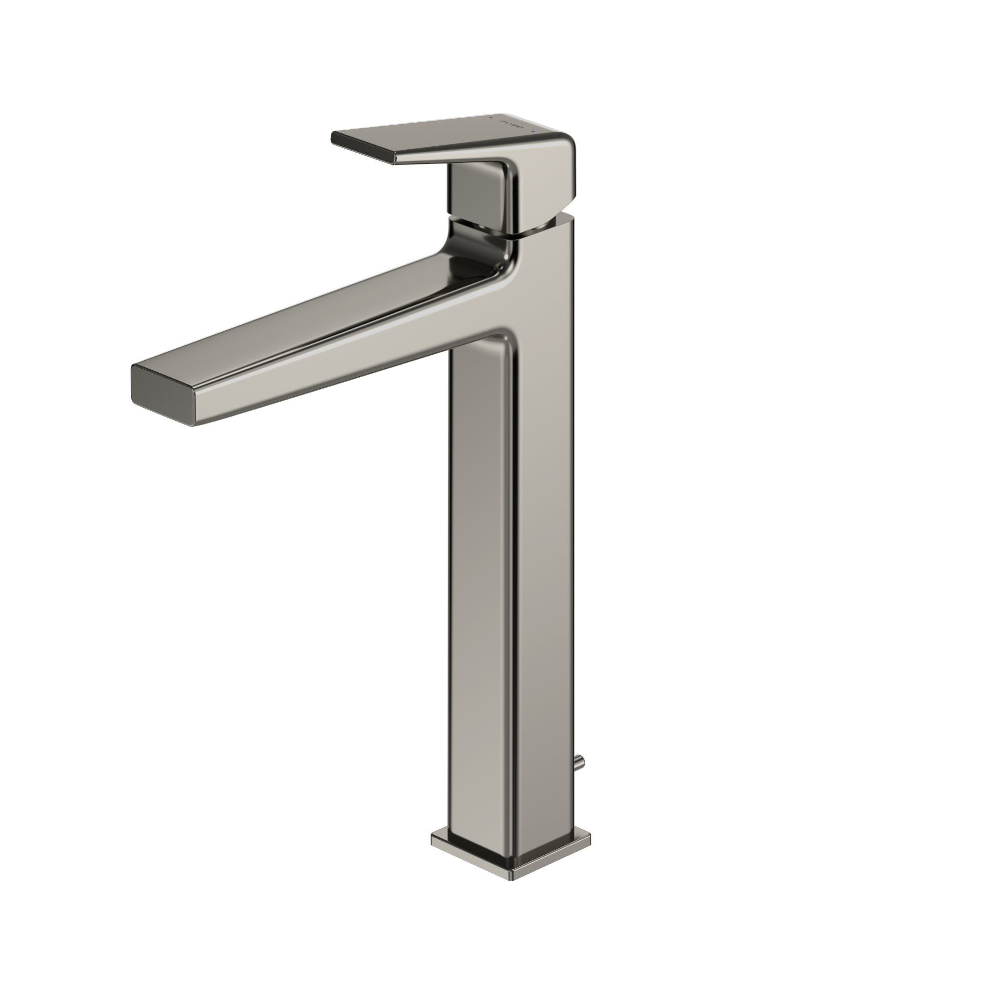 TOTO GB 1.2 GPM Single Handle Vessel Bathroom Sink Faucet with COMFORT GLIDE Technology, Polished Nickel, Brass, TLG10305U#PN