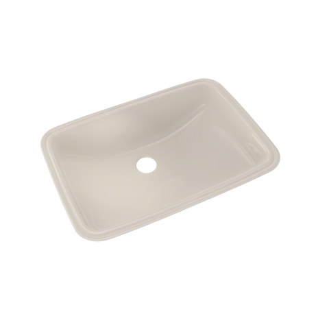 TOTO 19" x 12-3/8" Rectangular Undermount Bathroom Sink with CEFIONTECT, Sedona Beige, Vitreous China, LT542G#12