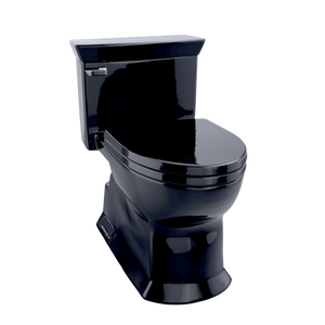 Alternate Image for TOTO Eco Soire One-Piece Elongated 1.28 GPF Universal Height Skirted Toilet, Ebony Black, Vitreous China, MS964214CEF#51