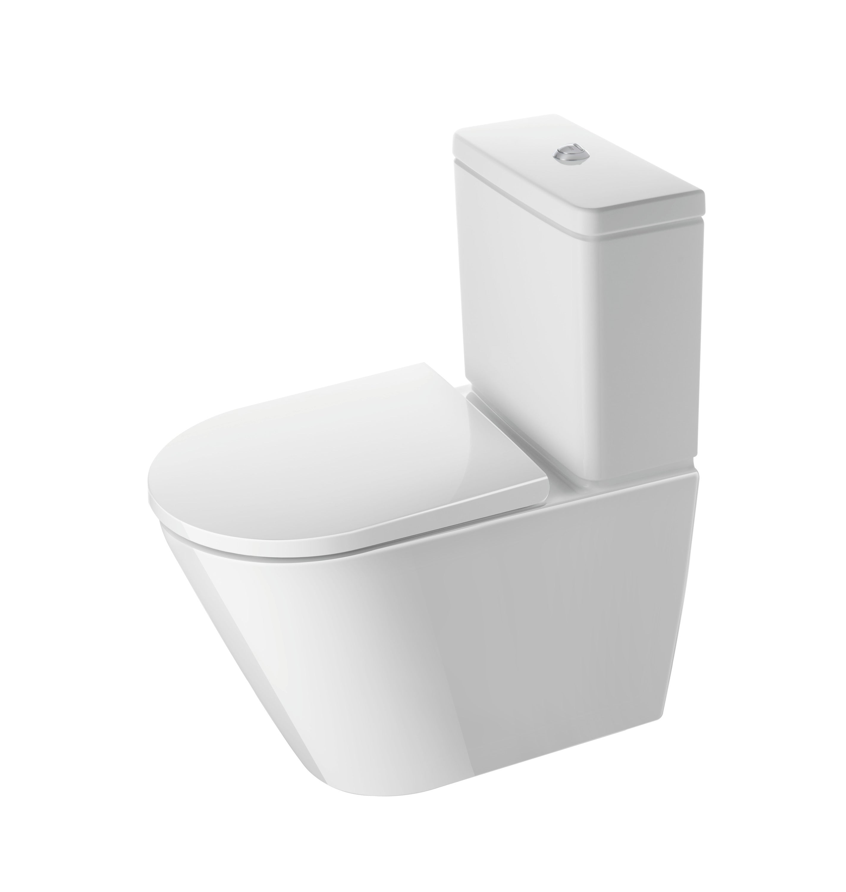 D-Neo Round Slow Close Toilet Seat in White