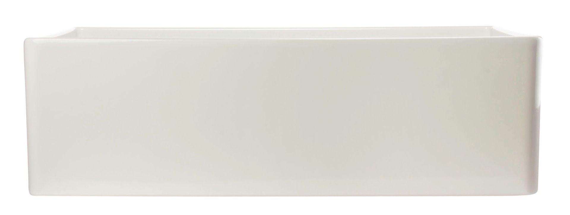 ALFI 33" Single Bowl Fireclay Farmhouse Apron Sink, Biscuit, AB533-B