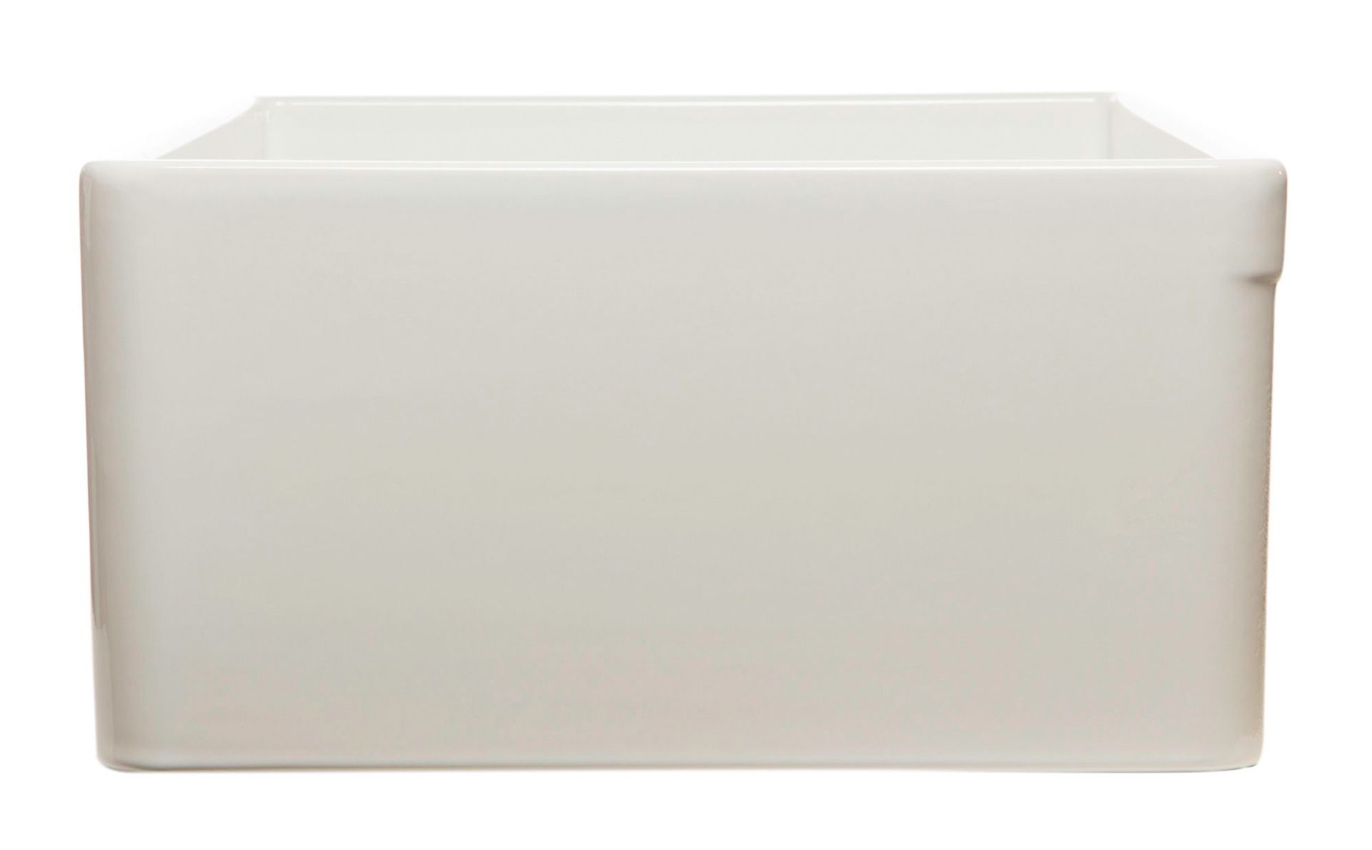 ALFI 33" Single Bowl Fireclay Farmhouse Apron Sink, Biscuit, AB533-B