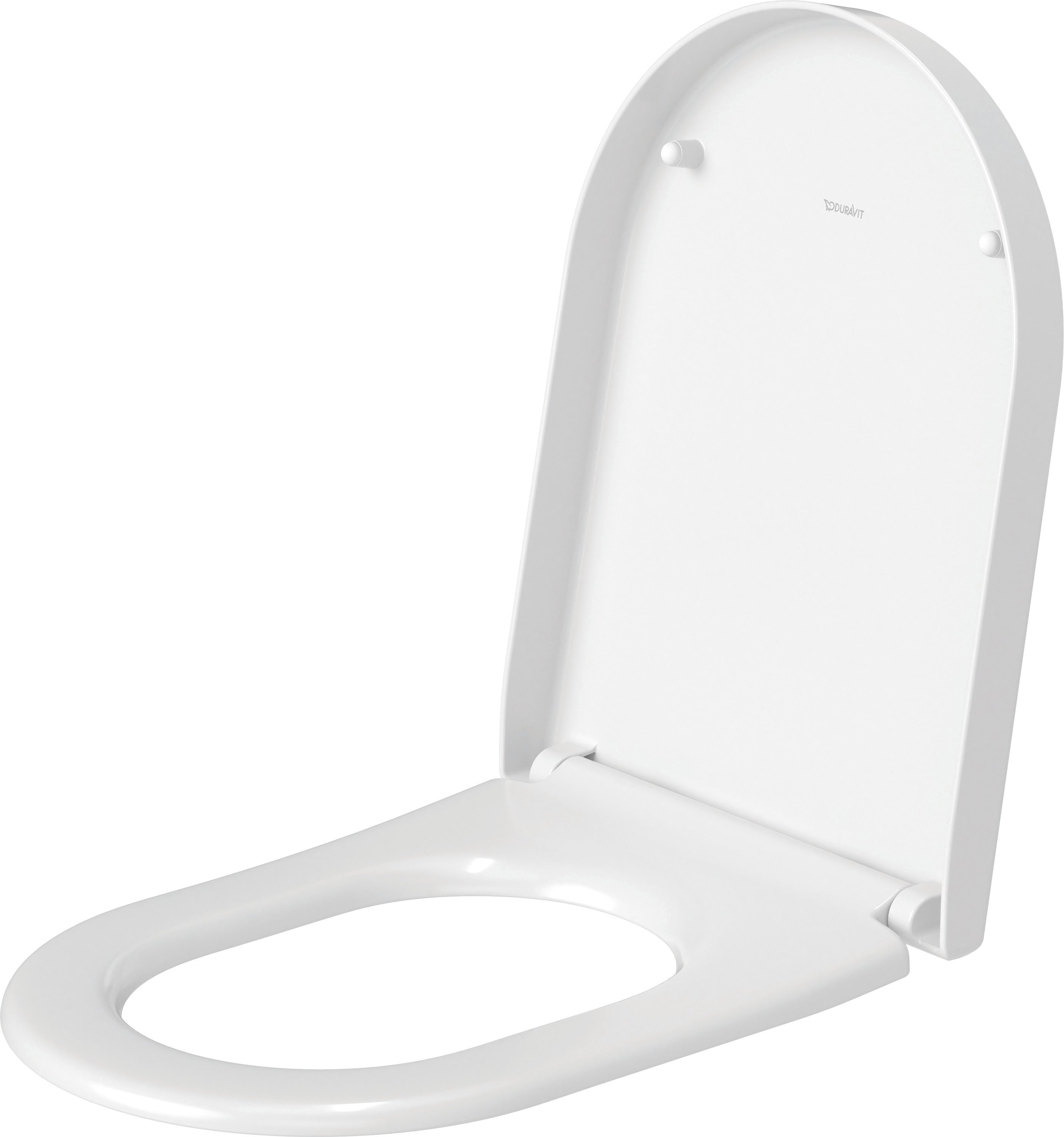 Starck 3 Elongated Slow Close Toilet Seat in White