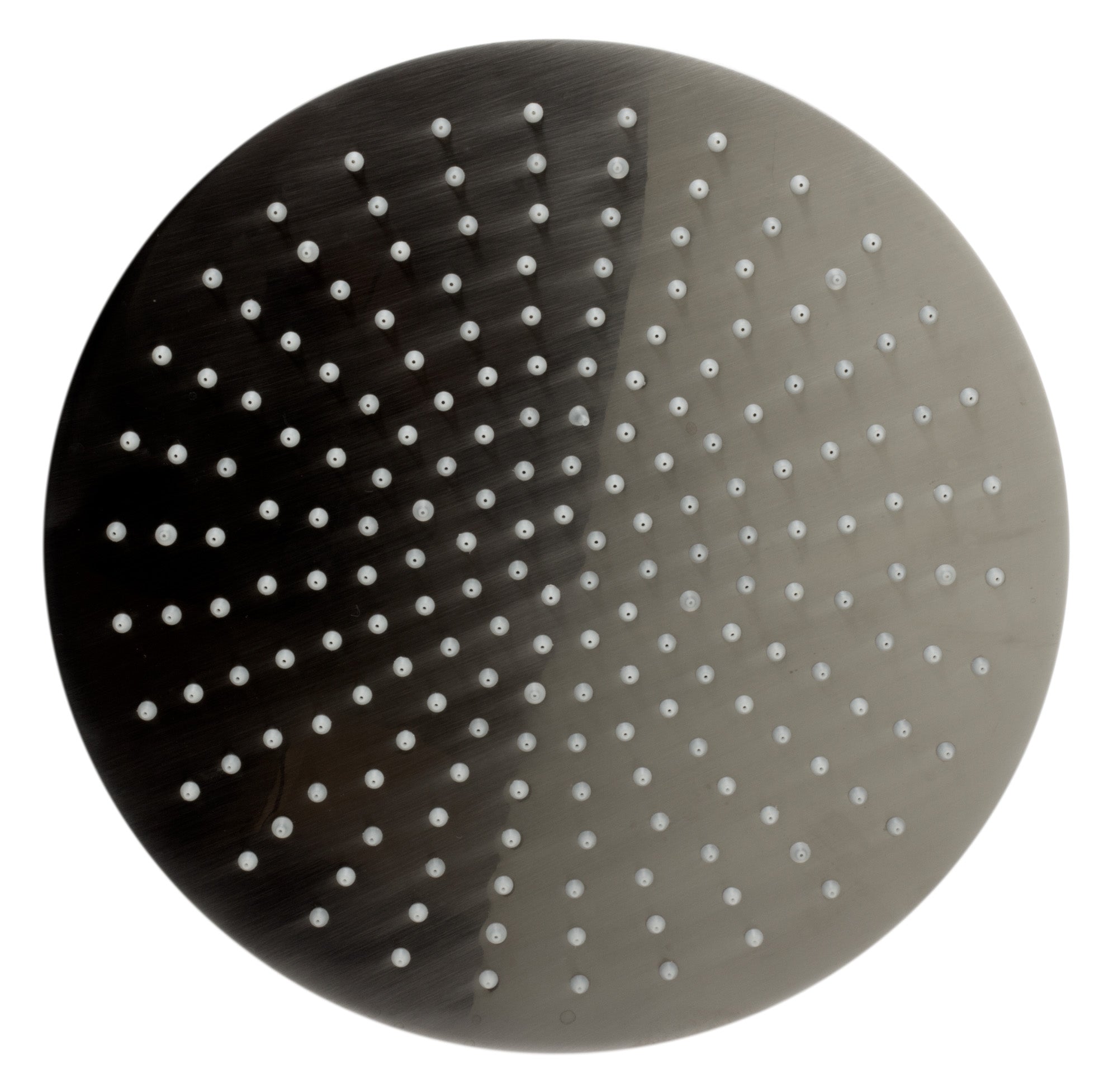 ALFI brand LED12R-BN Brushed Nickel 12" Round Multi Color LED Rain Shower Head, Brass