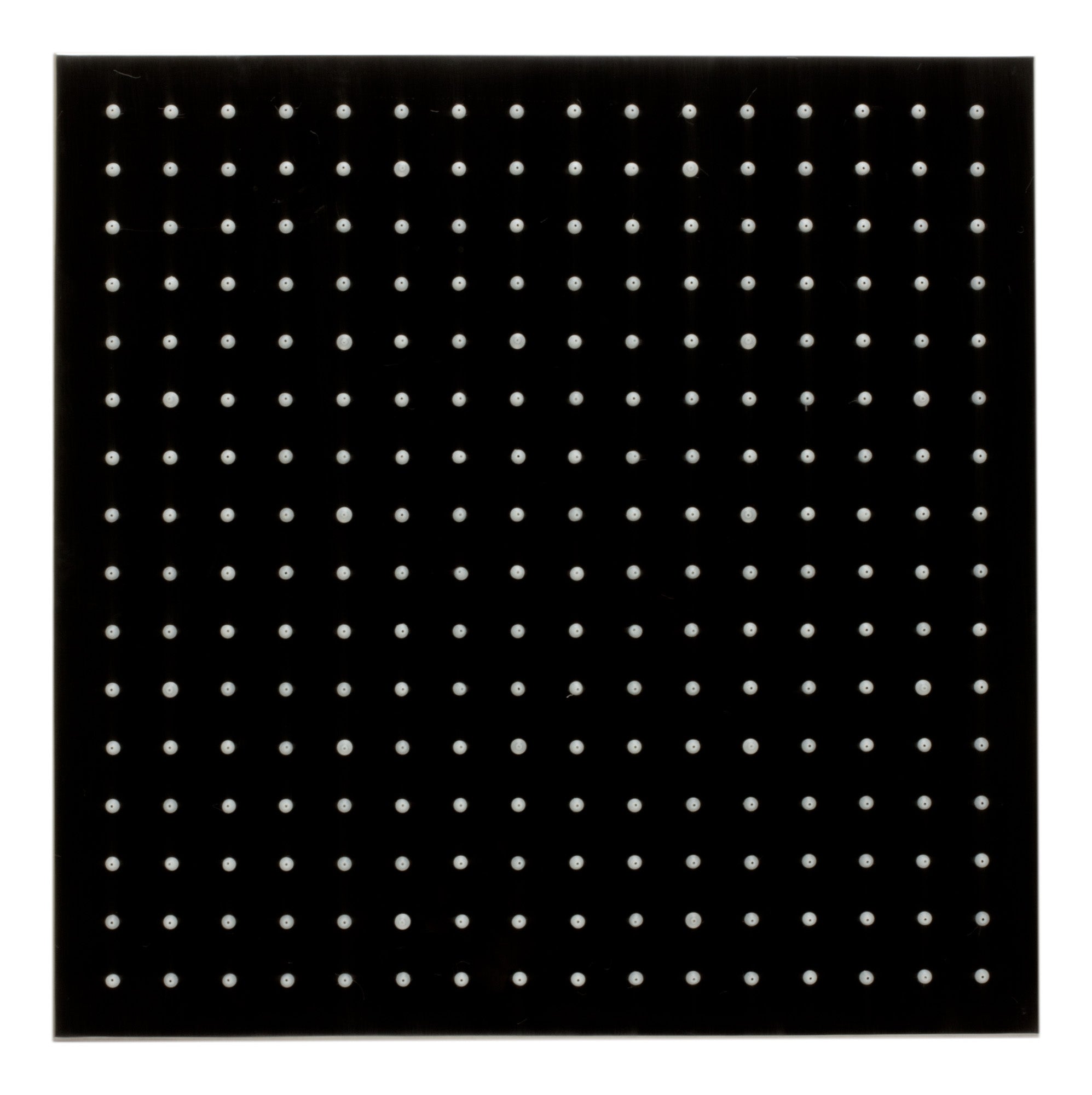 ALFI brand LED16S-BN Brushed Nickel 16" Square Multi Color LED Rain Shower Head, Brass