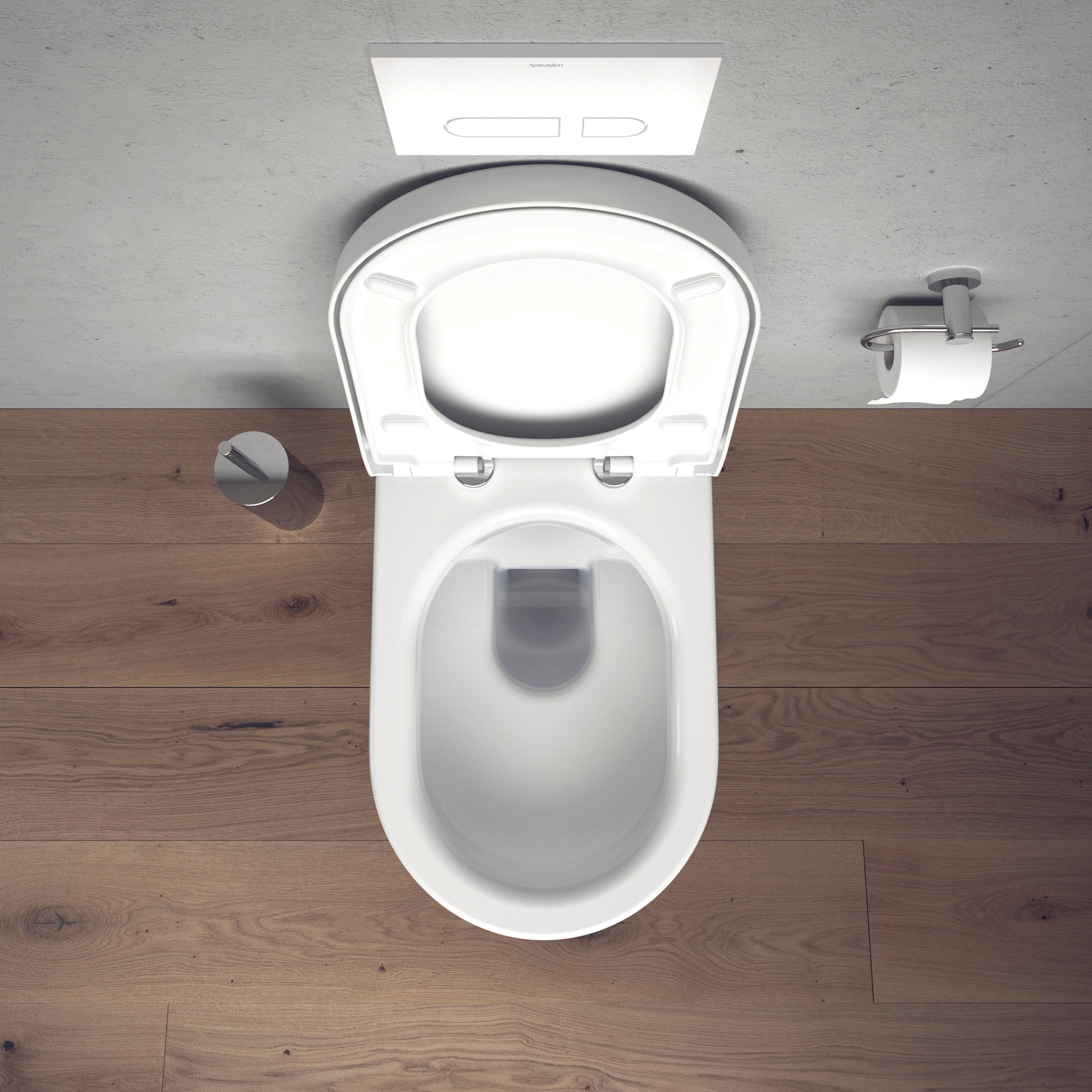 Starck 3 Elongated Slow Close Toilet Seat in White